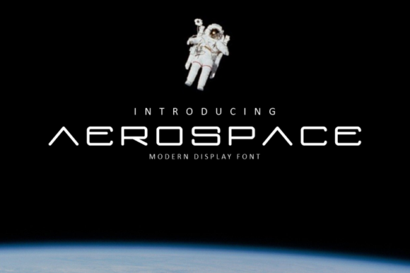 Aerospace as a Contemporary Editorial Display Font