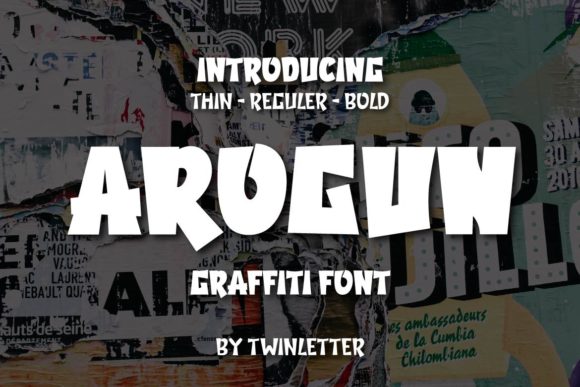 Arogun: A Display Font for Bold Editorial Statements