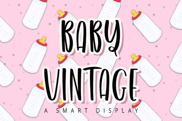 Baby Vintage: The Casual Display Font for Digital Marketers