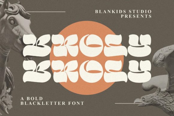 Broly: The Bold Blackletter Font for Polished Brand Materials
