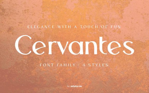 Cervantes: An Elegant Display Font for Modern Marketing