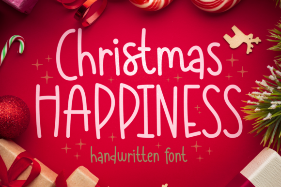 Christmas Happiness: The Handwritten Font for Crafters & Small Businesses