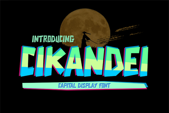 Discover Cikandei: A Bold and Thick Display Font