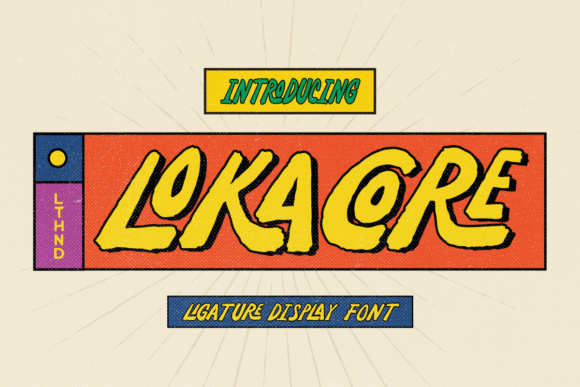 Discover Lokacore: A Playful and Modern Display Font