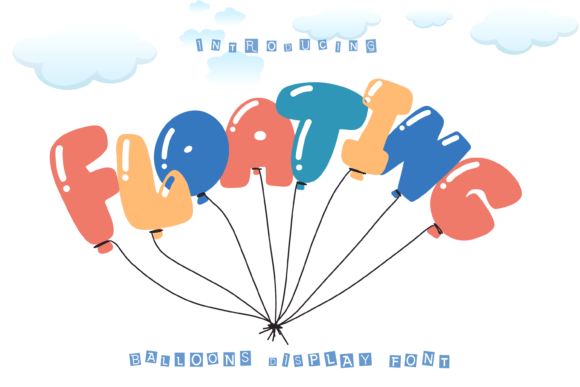 Discover the Playful Charm of Floating Font