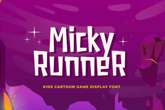 Discover the Playful Charm of Micky Runner Font