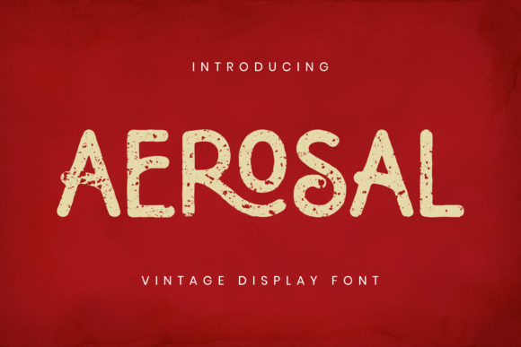 Enhance Your Brand with Aerosal: A Vintage-Modern Display Font