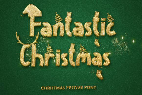 Fantastic Christmas Font: An Elegant Display Typeface for Editorial Design