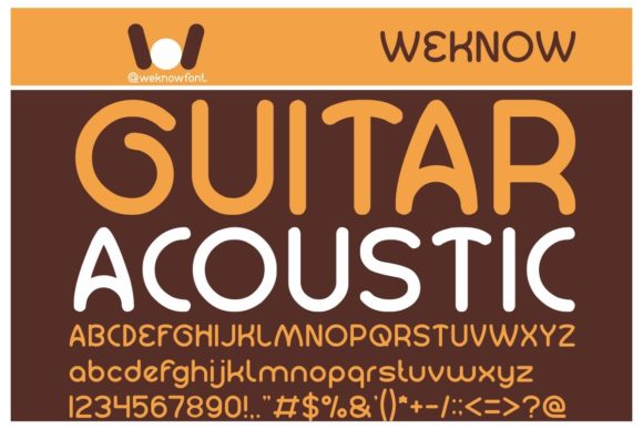 Guitar Acoustic: A Font for Editorial Mood and Visual Rhythm