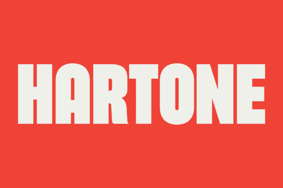 Hartone: A Bold Display Typeface for Editorial Confidence