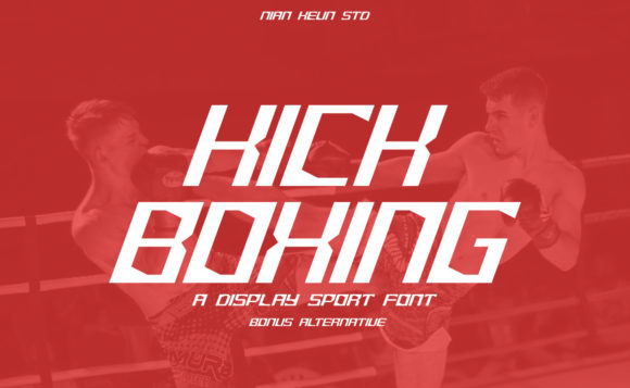 Kick Boxing: A Font with Speed and Punch for Creative Projects