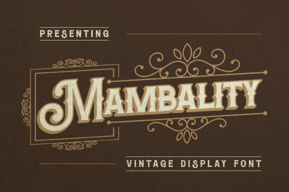 Mambality: A Bold Display Font for Standout Campaigns