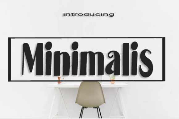 Minimalis: The Modern Display Font for Creative Product Design