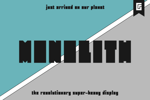 Monolith Pro: A Bold Display Font for Branding Projects