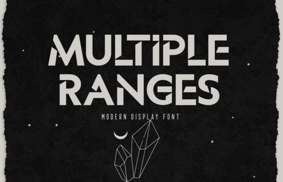 Multiple Ranges Font: A Bold Display Typeface for Campaigns