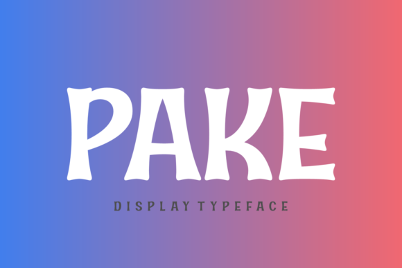 Pake Font for Assertive Web Design
