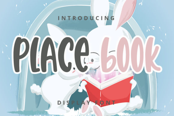 Place Book: A Jolly Display Font for Editorial Design