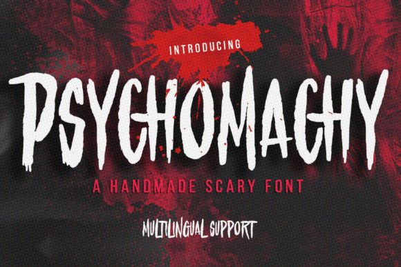 Psychomachy: A Darkly Elegant Display Font for Graphic Design