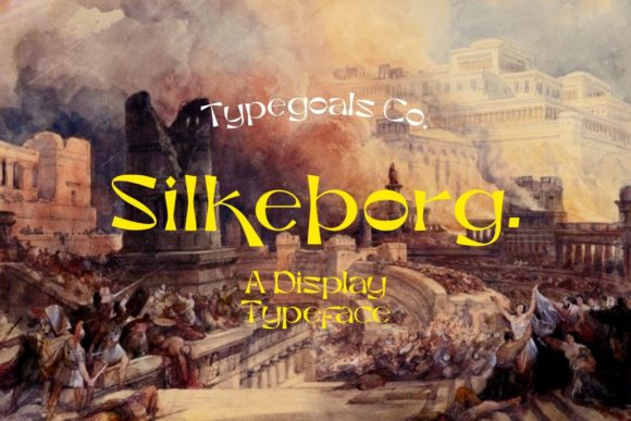 Silkeborg: A Premium Display Font for Crafters and Creators