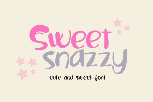 Sweet Snazy: A Playful Display Font for Modern Campaigns