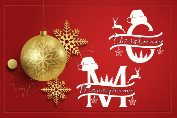 The Cute Christmas Monogram Font for Branding Your Holiday Business