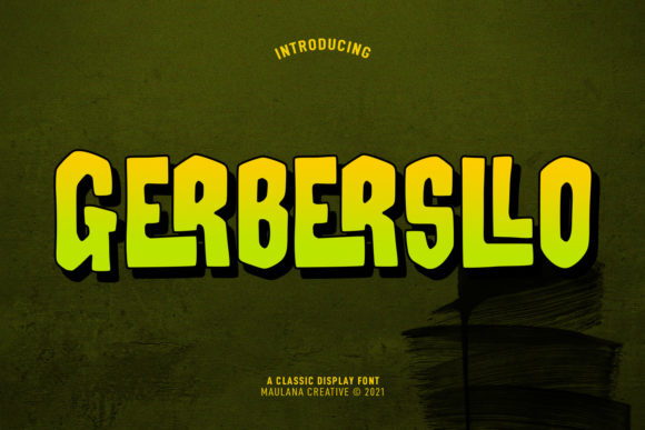 The Gerbersllo Font: A Playful Typeface for Crafters