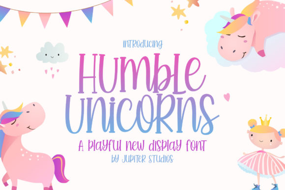 The Humble Unicorns Font for Editorial Design and Publishing