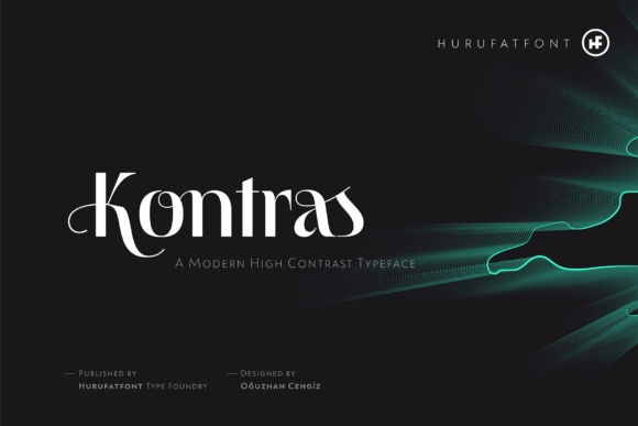 The Kontras Display Font for Memorable Marketing Visuals