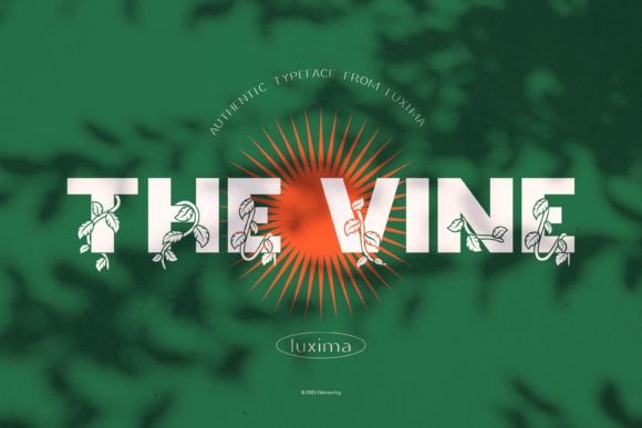 The Vine: A Bold Display Font for Modern Campaign Graphics
