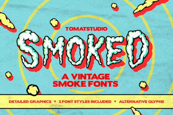 Vintage Smoked Font: Capture Authentic Vintage Horror Style
