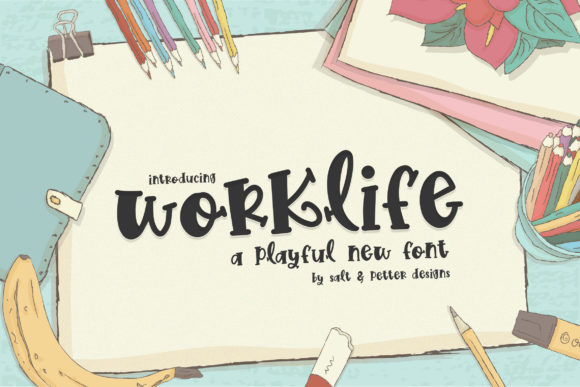 Worklife: The Chic Display Font for Joyful Campaigns